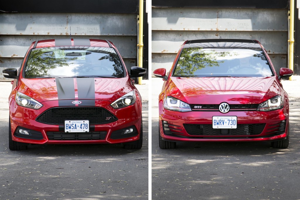 2015 Ford Focus ST vs Volkswagen Golf GTI