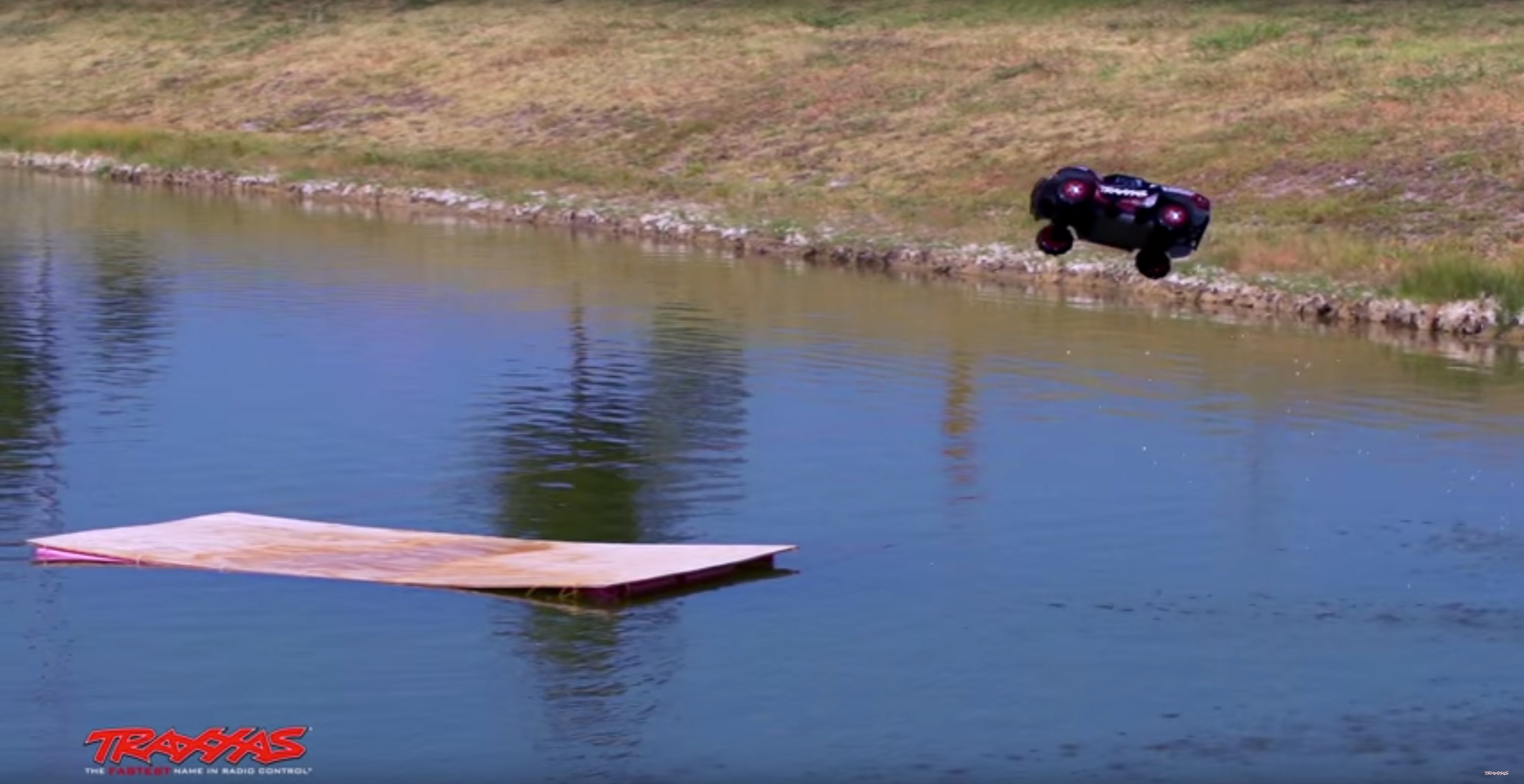rc car over water