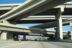 Interstate 10 at the Interstate 610 Loop in Houston, Texas.