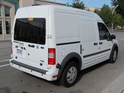 The fully-electric Ford Transit Connect