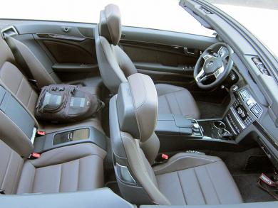 2014 Mercedes-Benz E 550 Cabriolet seating