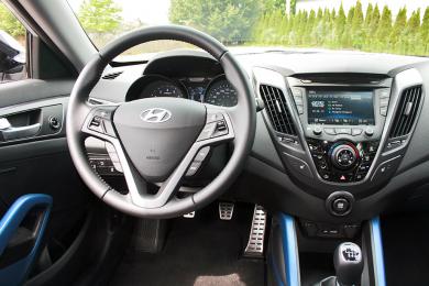 2014 Hyundai Veloster Turbo dashboard