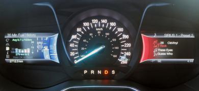2014 Ford Fusion gauges