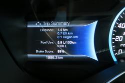 2014 Ford C-Max Hybrid SEL trip computer
