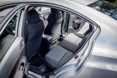 2015 Subaru WRX CVT rear seats