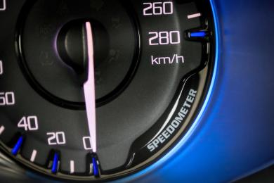 2015 Chrysler 200 S speedometer label