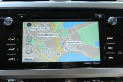 Subaru Starlink navigation map view