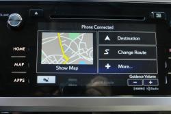 Subaru Starlink navigation menu