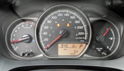 2015 Toyota Yaris LE gauges