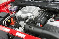 2015 Dodge Challenger Hellcat SRT engine bay