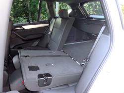 2015 BMW X3 xDrive28d rear seat folded