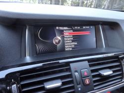 2015 BMW X3 xDrive28d main infotainment menu