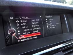 2015 BMW X3 xDrive28d expanded trip info